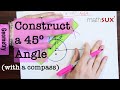Geometry Angle Construction Quiz