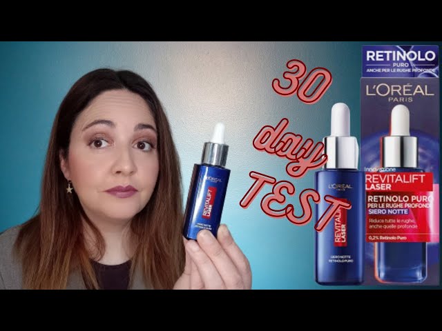 Nuovo siero REVITALIFT L'Orèal con retinolo puro *30 day test* - YouTube