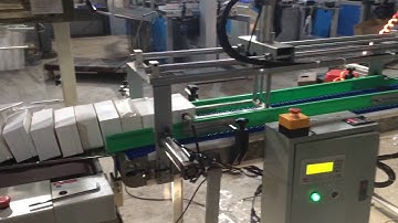 Automatic shrink wrapping facial tissue paper boxes packing machine