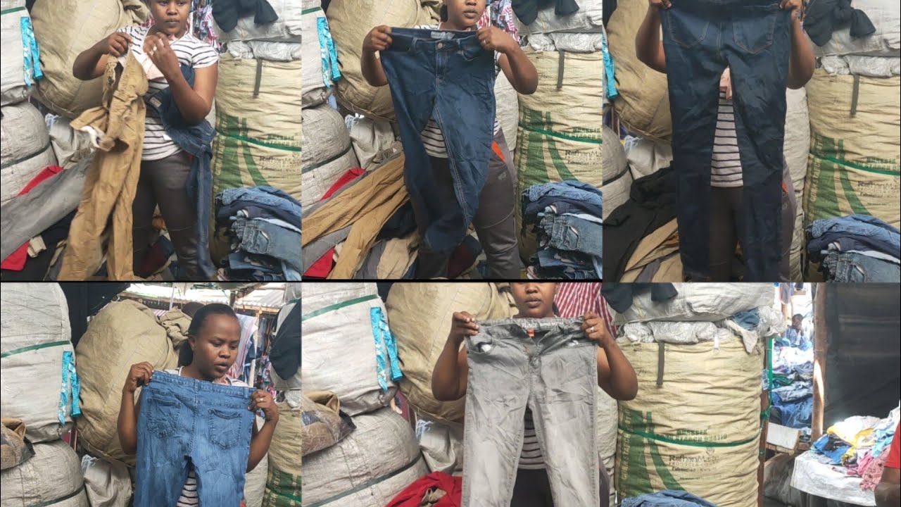 LET'S OPEN BOY JEANS 5-15 YEARS MTUMBA BALE TOGETHER (SECOND HAND CLOTHES)