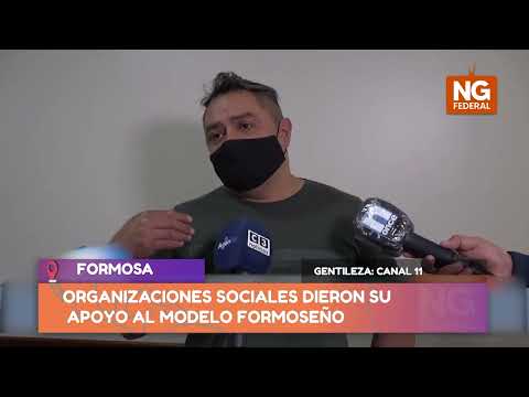 NGFEDERAL - ORGANIZACIONES SOCIALES DIERON SU APOYO AL MODELO FORMOSEÑO - FORMOSA
