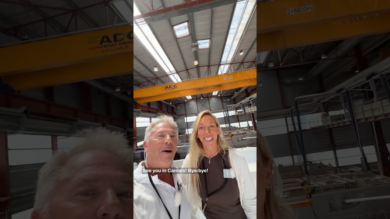 ⁣Veya 53 | Shipyard Tour [The Live] | Multihulls World