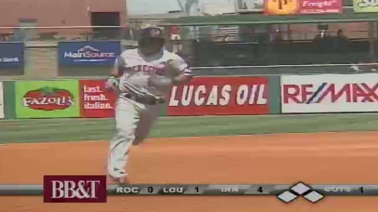 Rochester's Rodriguez hits solo homer