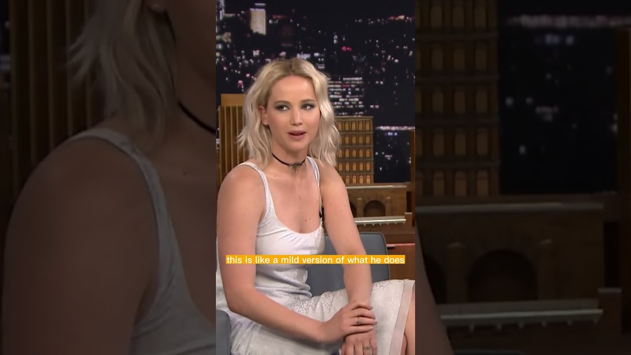 Jennifer lawrence sharing Cute Moments!