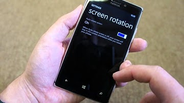 Screen rotation in Windows Phone 8 Update 3 (GDR3)