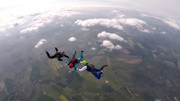 AFF level 1 skydive at Netheravon