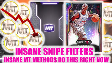 INSANE SNIPE FILTERS! DO THIS RIGHT NOW TO MAKE MILLIONS OF MT! | NBA 2K20 MY TEAM
