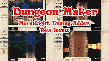 Dungeon Maker 10 - Multiplayer Lighting, Enemy Adder, Action Maker, and New Items