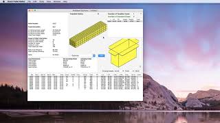Quick Pallet Maker Example - Calculate Floor-Loaded Containers w/ Pallet Window