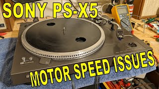 Sony PSX5 Record Player Repair  This Issue Drove Me NUTS!!!