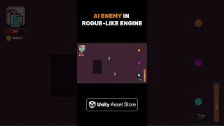 UNITY - AI ENEMY BYPASSES OBSTACLES AND LOOKS FOR THE PLAYER - TOP DOWN - ROGUE-LIKE ENGINE #shorts