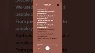 Selena Gomez: People You Know (Speed Up) | #Lyrics Resimi