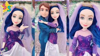 Mal & Ben |⭐| Descendants the Royal Wedding Dolls | shorts