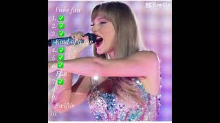 ARE YOU A SWIFTY?Comment how many you got right