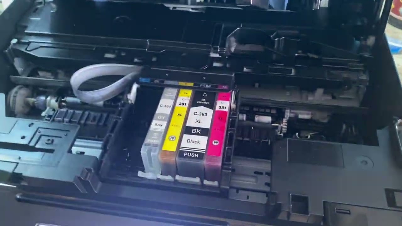 Instructions for replacing the printhead on Canon TS8030-TS8130