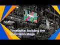 Timelapse: the construction of the Eurovision stage in Rotterdam Ahoy | Eurovision 2021