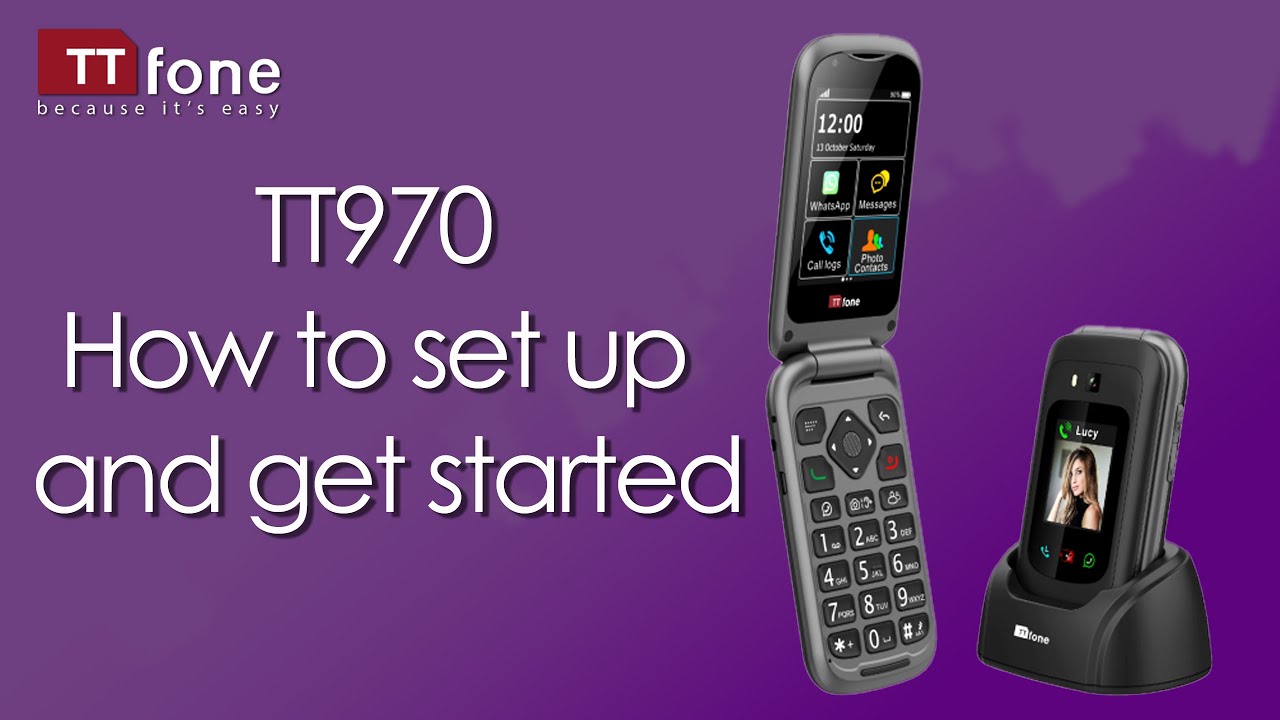 TTfone TT970 4G Mobile Phone How to set up and get started YouTube