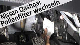 Qashqai Pollenfilter / Innenraumfilter wechseln