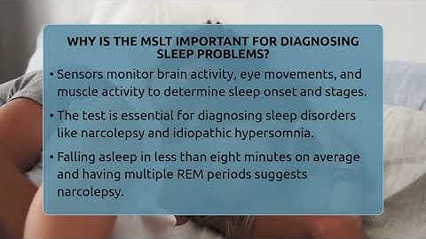 Why Is The MSLT Important For Diagnosing Sleep Problems? - Sleep Apnea Support Network