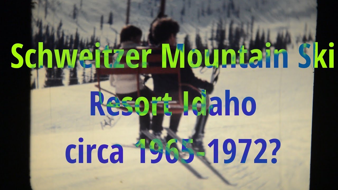 Schweitzer Mountain Resort circa 1965-1972 16mm footage on the Movie-Mite Projector 