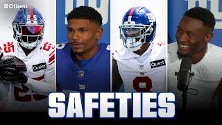 Tyler Nubin, Jevón Holland on 2026 Season Goals | Giants Huddle | New York Giants