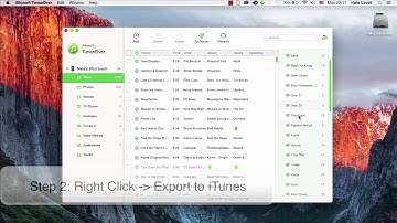 How to Copy Playlists  from iPhone/iPad/iPod to iTunes in El Capitan