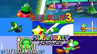 Mario Party 3 & Advance "Let's Get a Move On" minigames