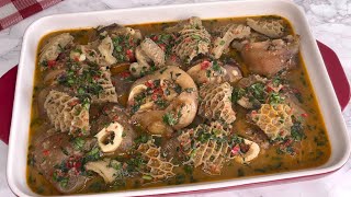 Pepper Soup Recipe| How to Cook Cow foot And Cow Tripe Pepper Soup