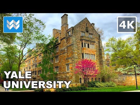 [4K] Yale University in New Haven, Connecticut USA - Campus Virtual Walking Tour