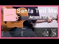 Ariana Grande  - Santa Tell Me l Guitar Tutorial (TAB + Chords)