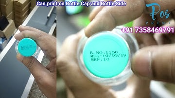 POSPRINT Handheld Inkjet Coding Machine Bottle Cap Printing
