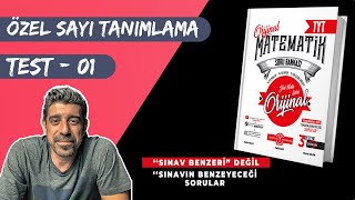 Özel Sayı Tanımlama TEST 01 | ORİJİNAL TYT SORU BANKASI | #yks2024    @SonerAkinciMatematik   ​