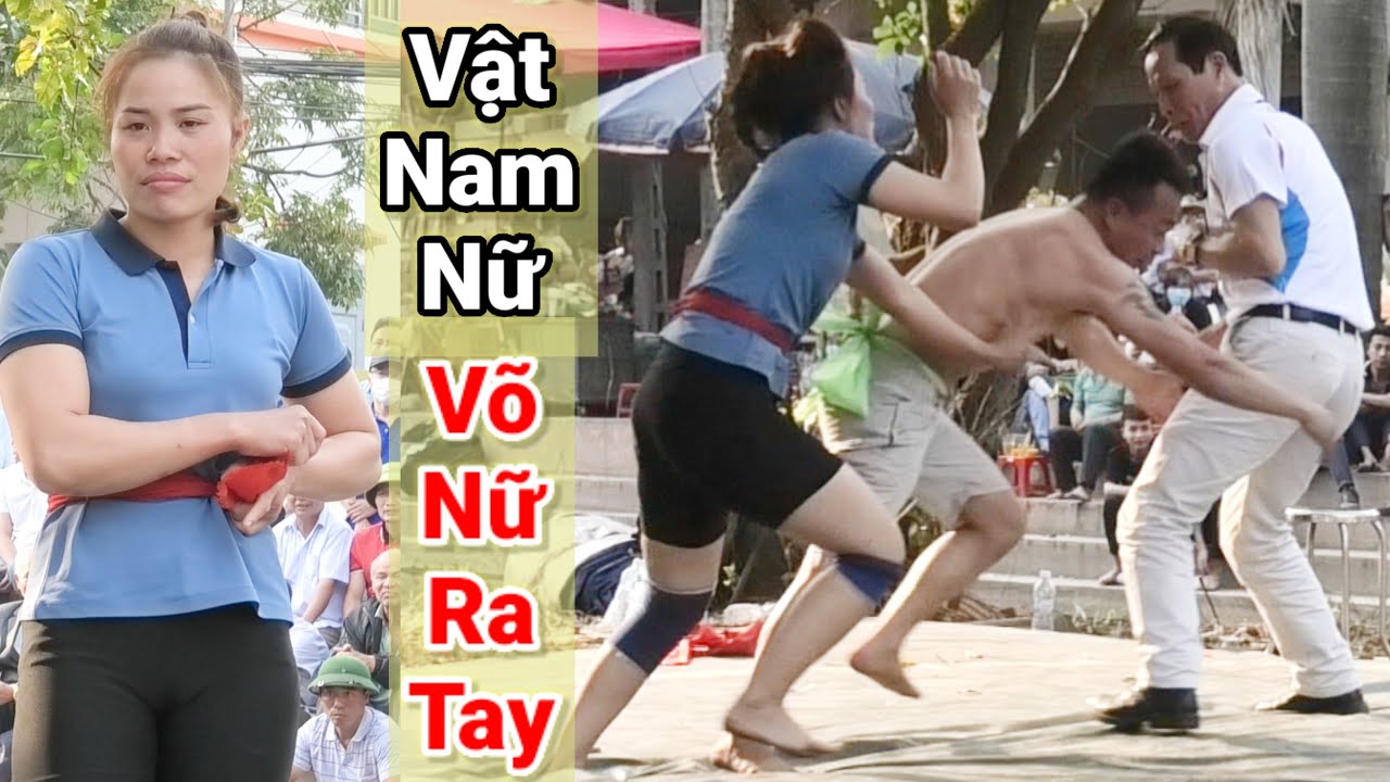 Very attractive and beautiful object| Vật Làng Vân Cốc 2023 | Võ Nữ Ra Tay trai Làng chạy như bay.