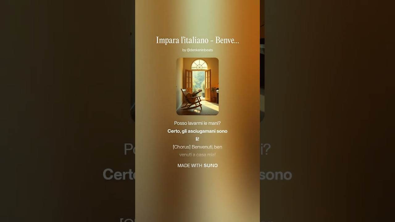 Impara l'italiano - Benvenuti A Casa Mia (A1.1, V1.0)