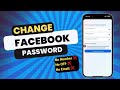 How to change facebook password in  2025 | without number/ Otp/ email