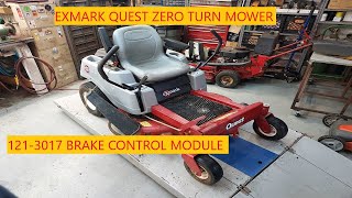 Exmark QuestZero Turn Mower | 121-3017 Brake Control Module!