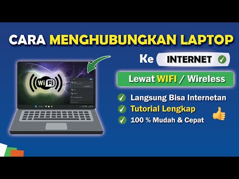Cara Menghubungkan LAPTOP Ke WIFI Bagi Pemula