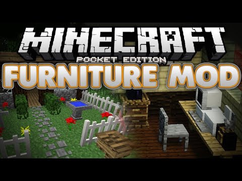 Melhor mod de móveis do Minecraft PE - YouTube