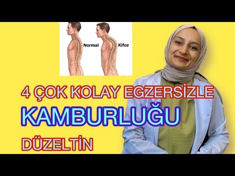 4 ÇOK KOLAY EGZERSİZLE KAMBURLUĞU DÜZELTİN! / DURUŞ DÜZELTME EGZERSİZLERİ