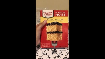 Duncan Hines CLASSIC YELLOW Cake Mix Recipe - How to make Duncan Hines Cake Mix in 3 Minutes