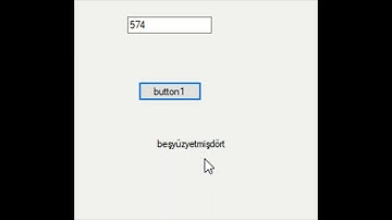 14.Örnek=C# Textbox Girilen Sayıyı Metne Çeviren Uygulama