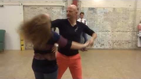 Niki & Remy Zouk Flow demo tilted turns