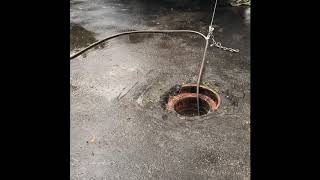 Redneckery 101: Electric Drain Snake Stuck in Storm Drain - HOW TO REMOVE