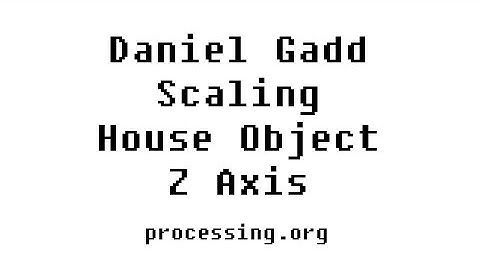 Scaling in Processing
