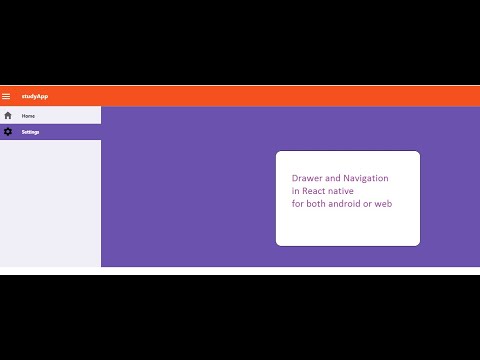 Awesome React Navigation and React Drawer