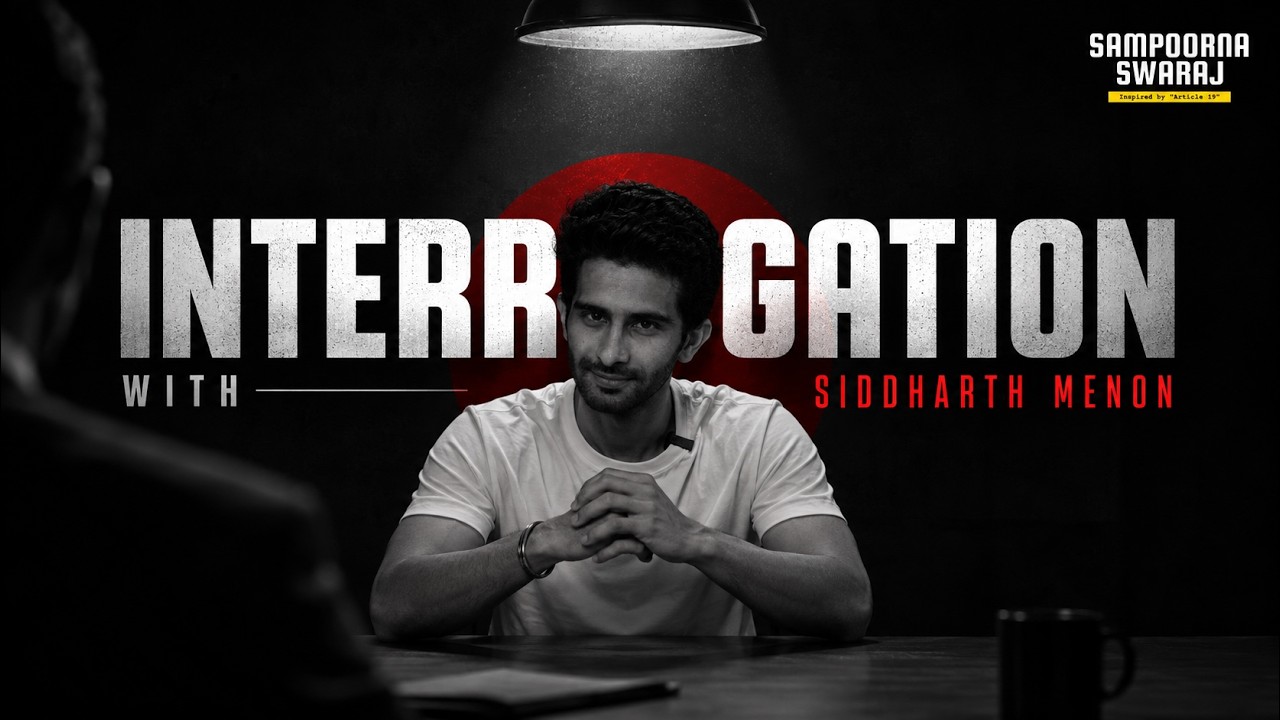 Interrogation within | The Conversation We All Need | Siddharth Menon