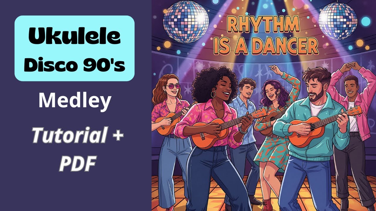 Rhythm is a dancer - ukulele tutorial facile - Disco 90's + pdf testo e accordi