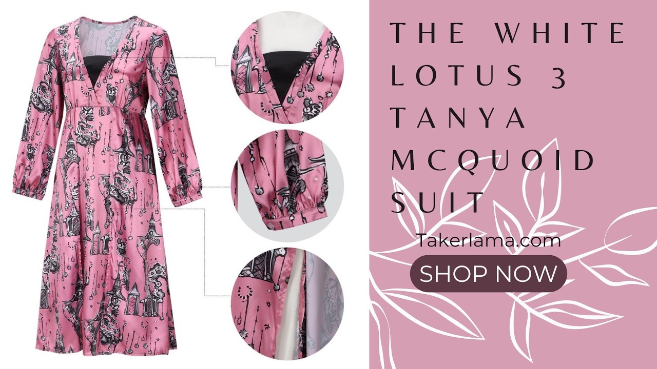tanya white lotus pink dress Exclusive