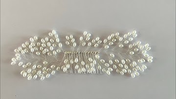 Phụ kiện làm tóc cô dâu kết ngọc trai | Xuan Hong Digital Sales