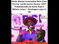 ''Huko Kenya tumeweka Ruto kwa Corner analia kama Panya. '' Gachagua says in UK